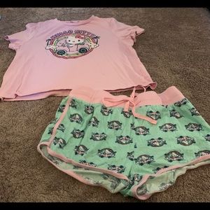 Hello kitty pajama set size xl
